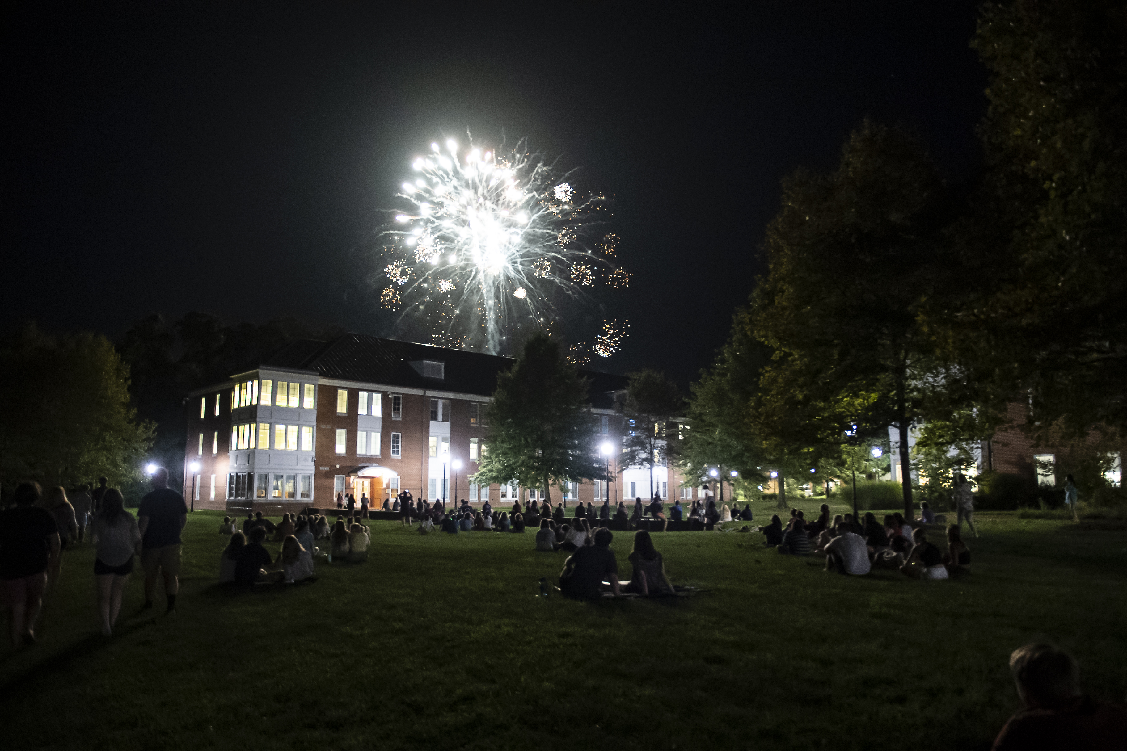 Fireworks at Washington College