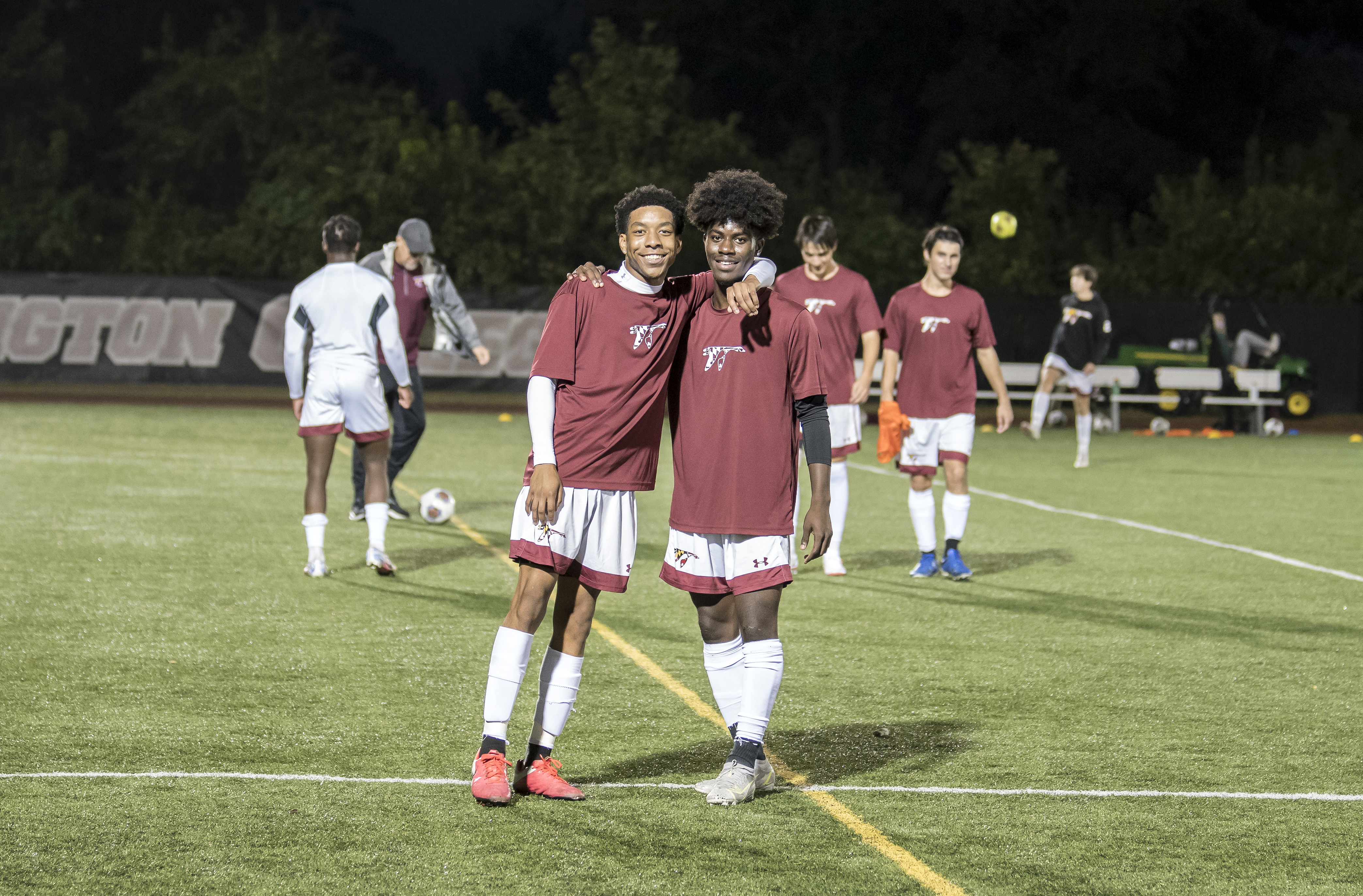 Washington College Men's Soccer players
