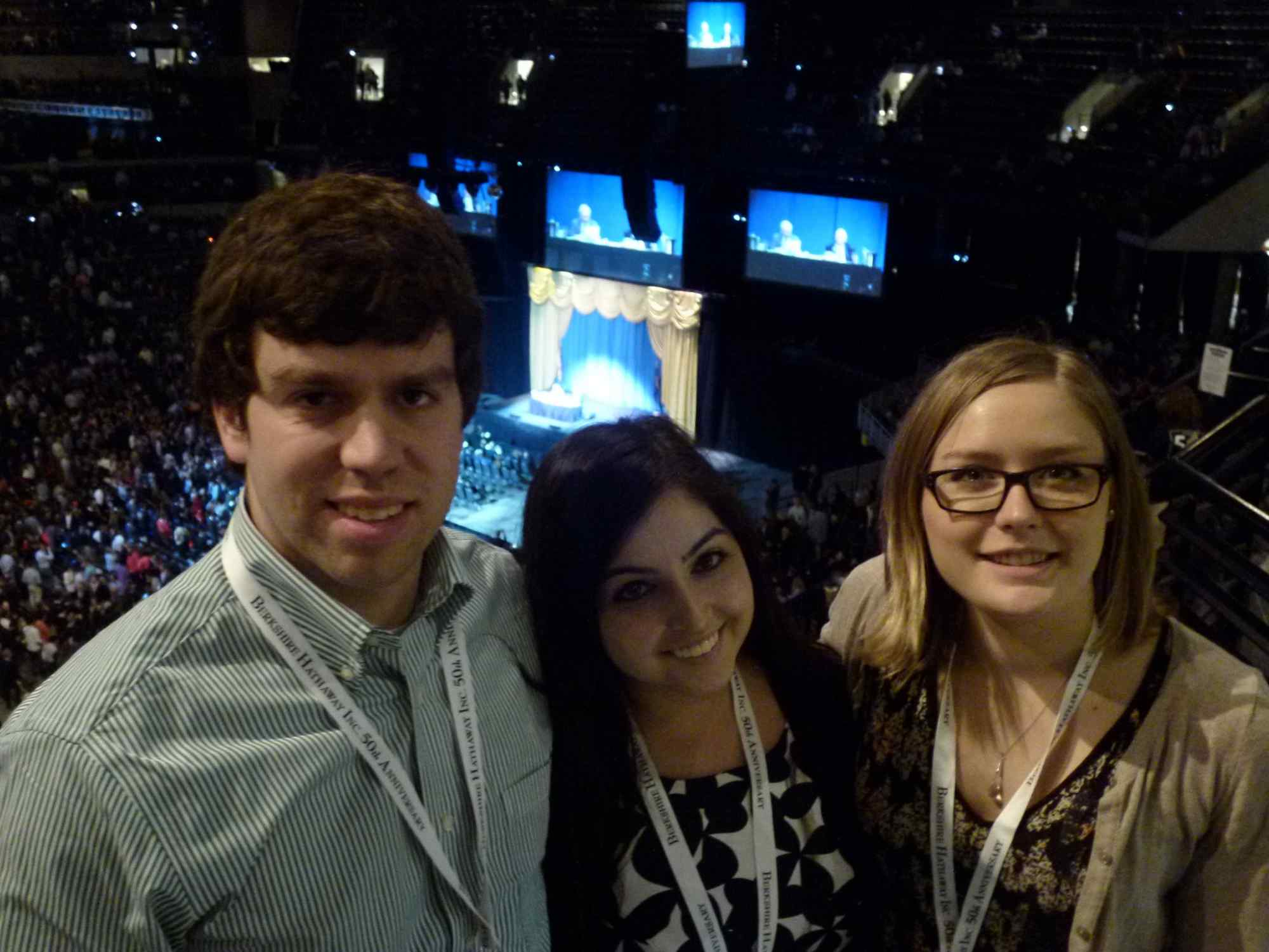 students at warren buffet conference