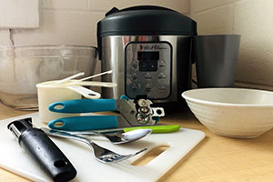 An assortment of kitchen tools
