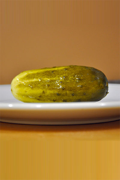 Sour dill pickle