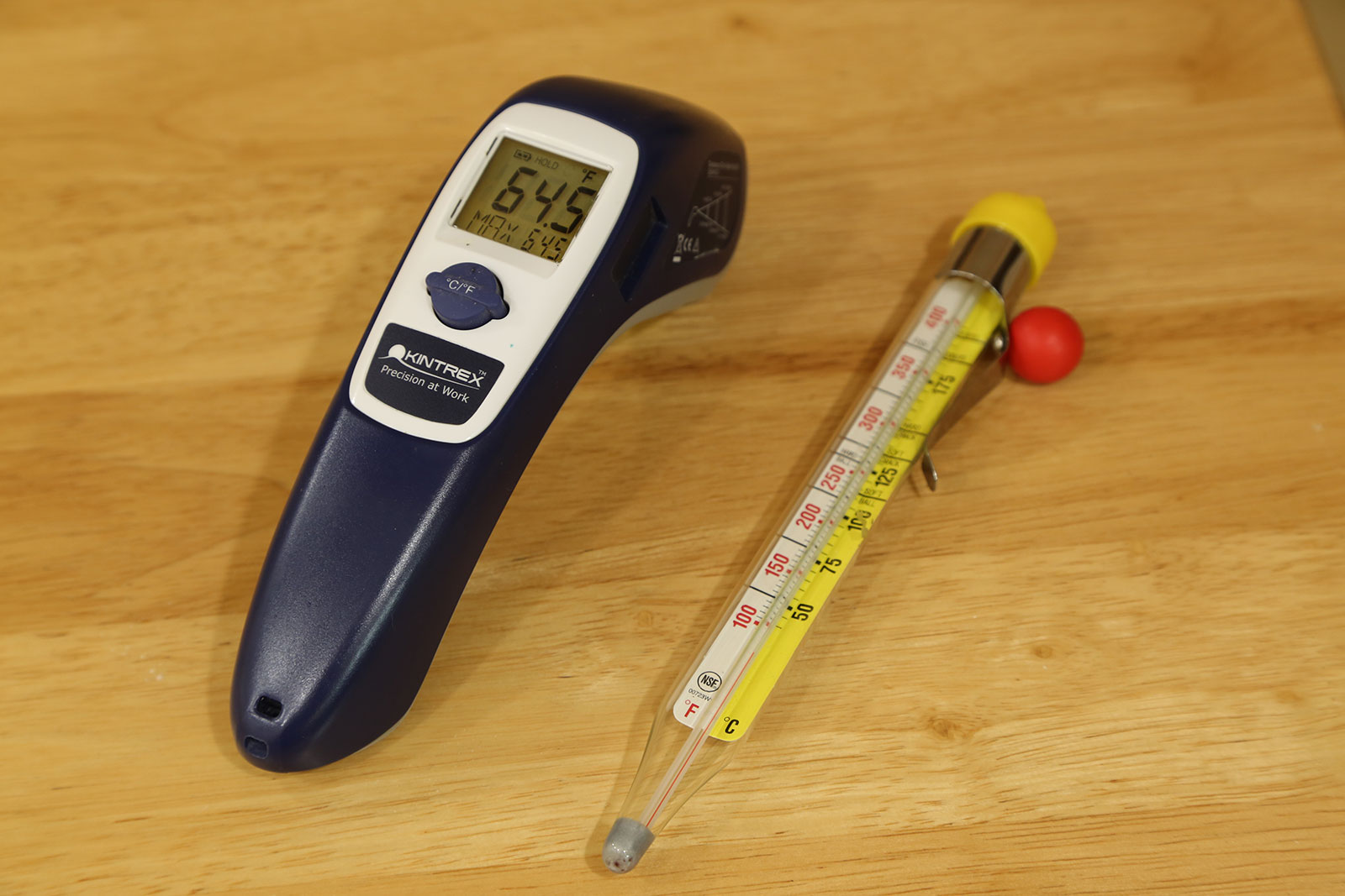 A candy thermometer or infrared thermometer can ensure consistent quality.