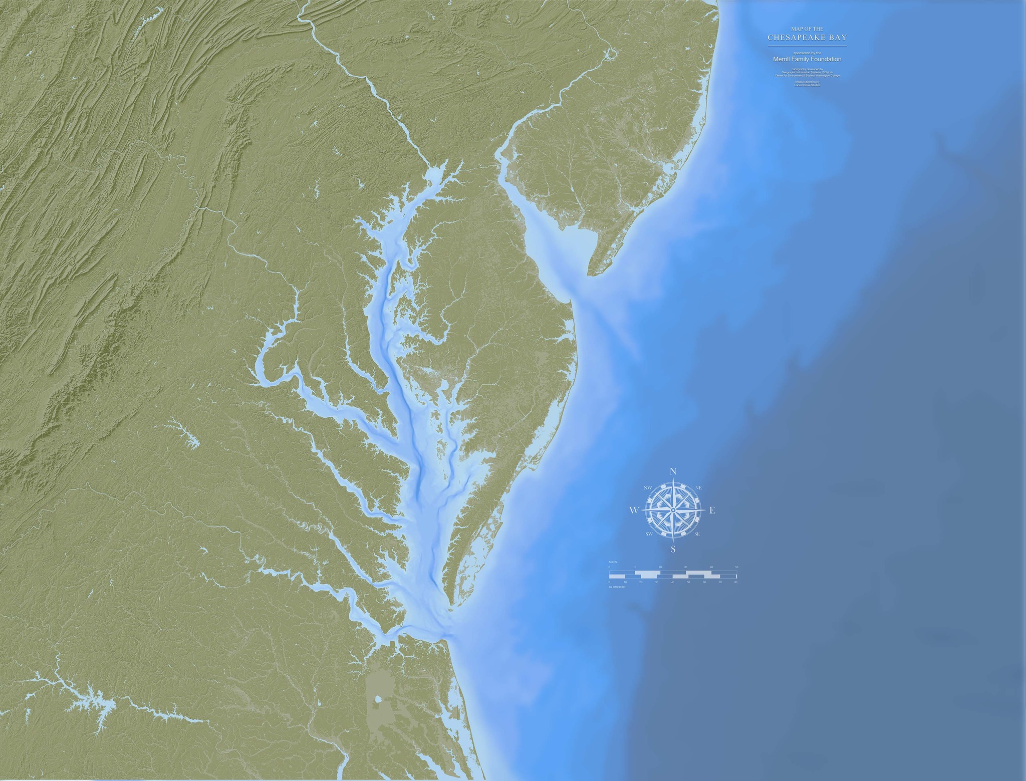 Map of Chesapeake Bay
