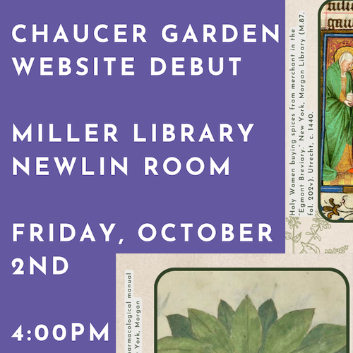 Chaucer Garden Website Debut