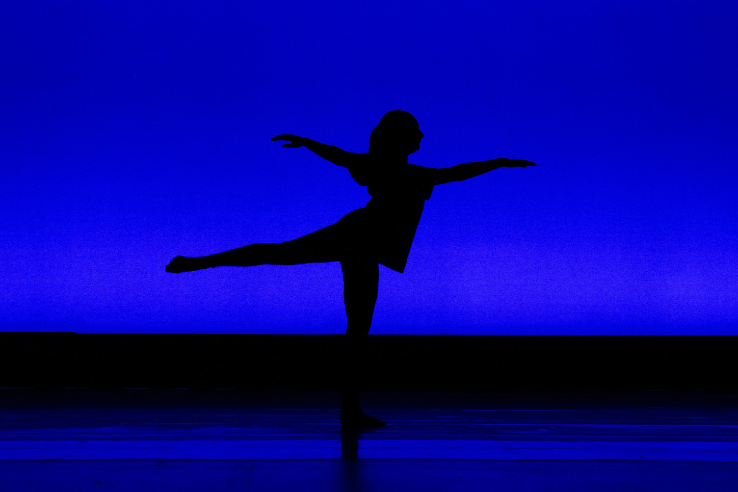 A woman dancing on stage