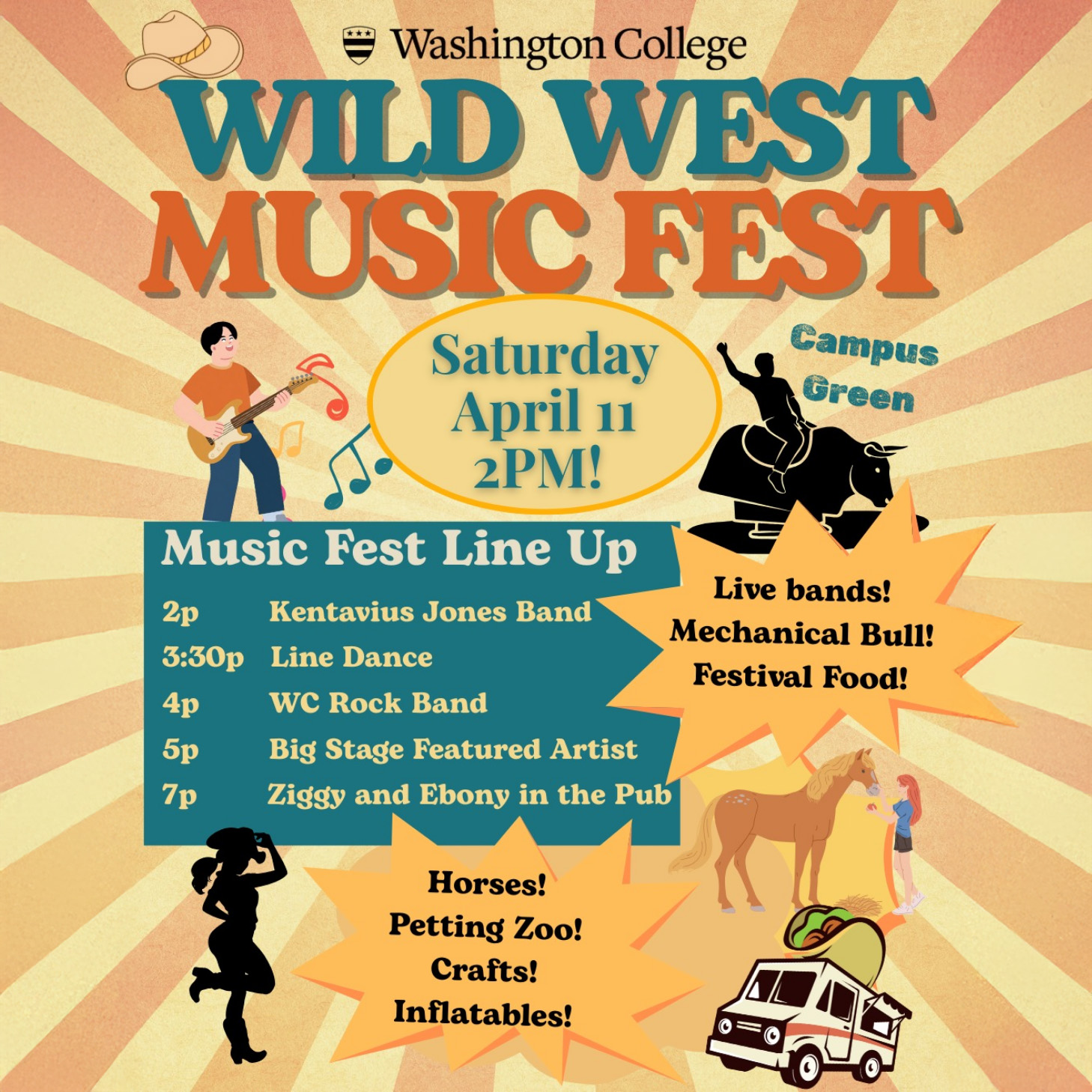poster for the Wild West Music Fest