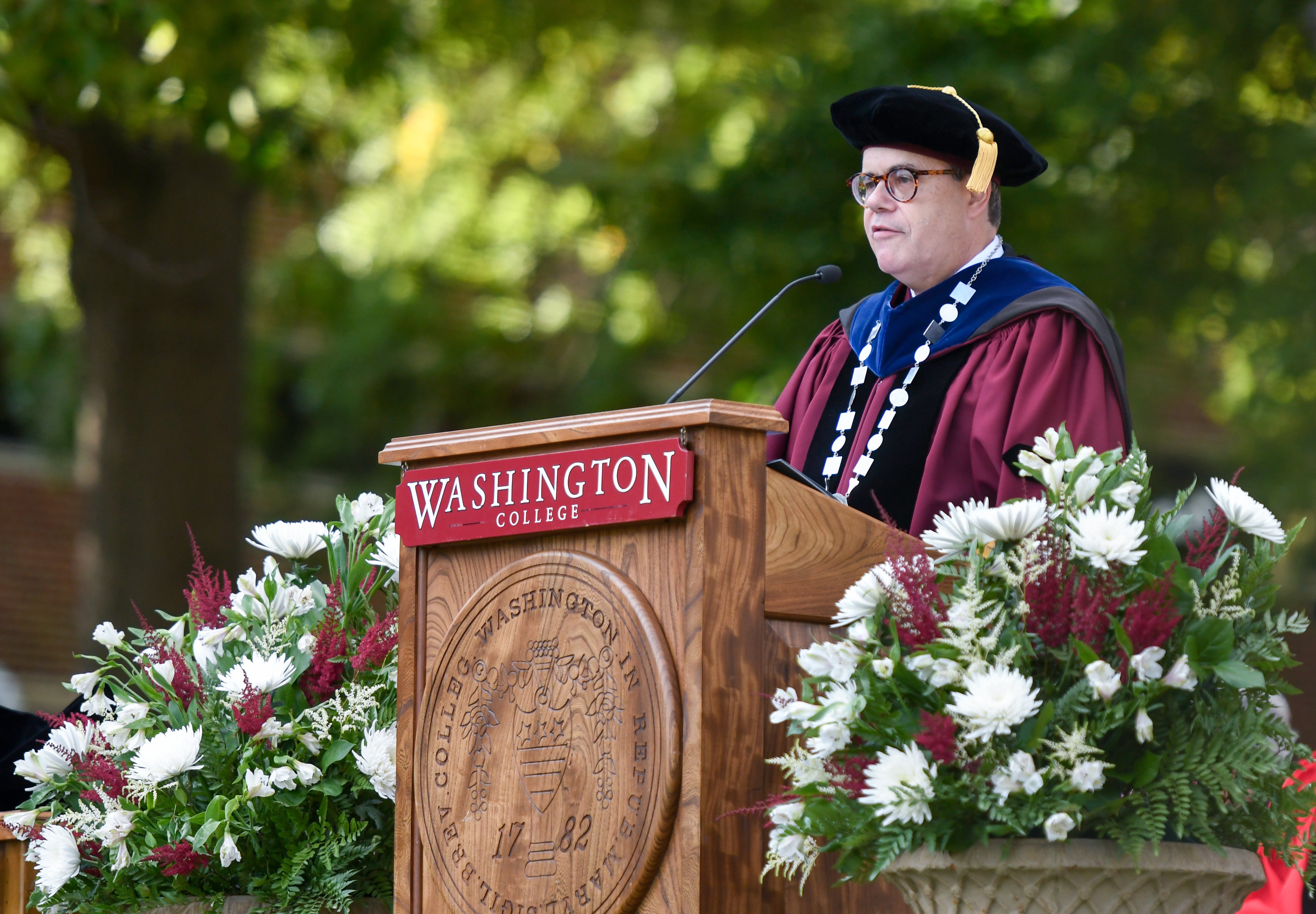 President Mike Sosulski delivers the inaugural address