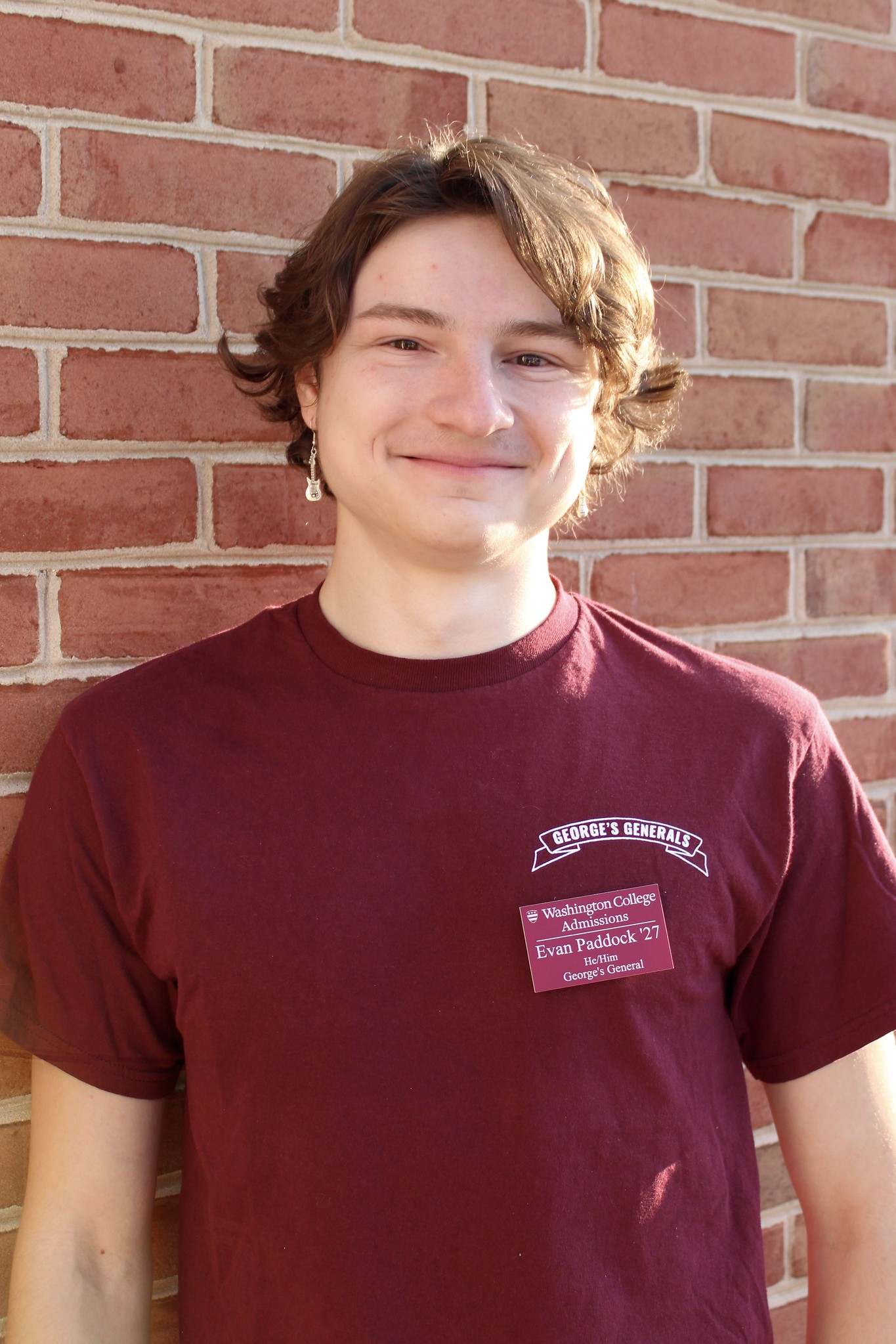 Evan Paddock Washington College Student Ambassador George's General Tour Guide