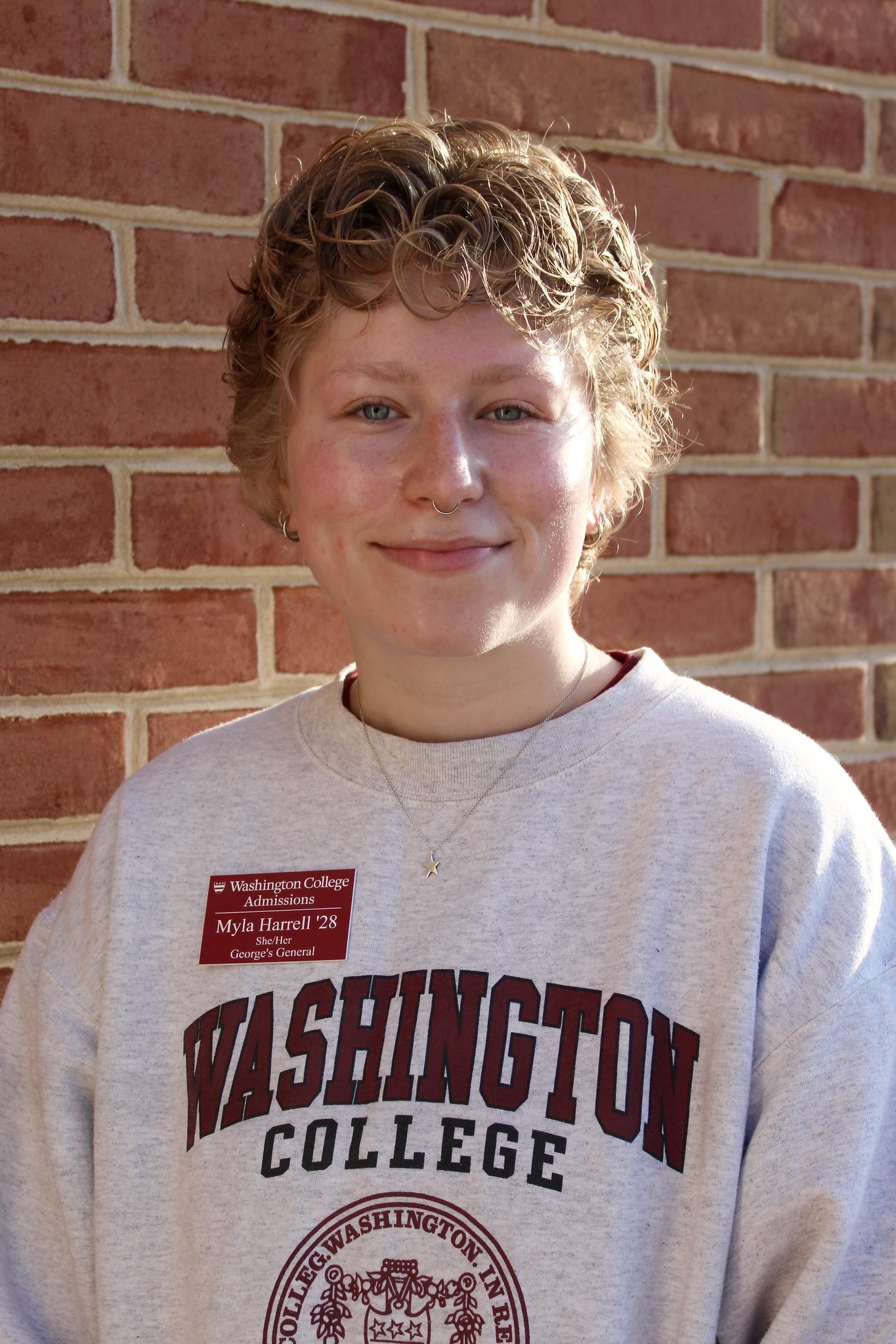 Myla Harrell Washington College Student Ambassador George's General Tour Guide