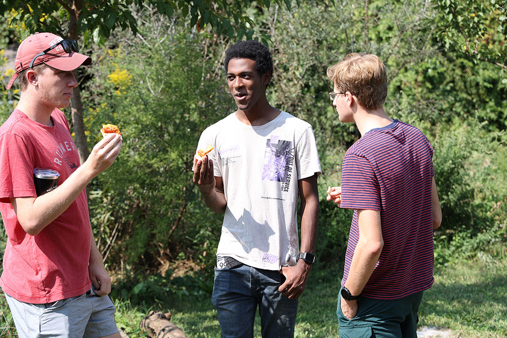 Earth Oven Pizzas at the Campus Garden