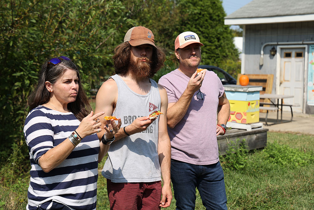 Earth Oven Pizzas at the Campus Garden