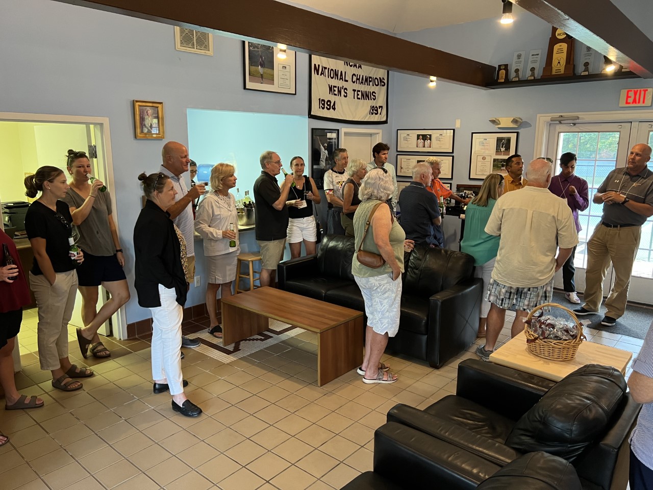 Tennis reception