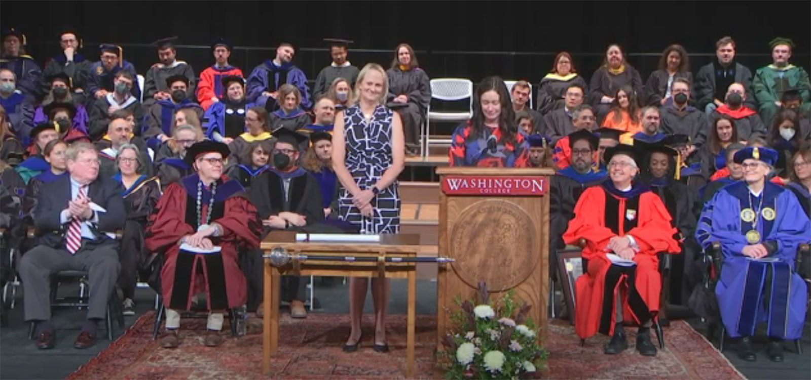 Eleanor Shriver Magee receives the alumni citation