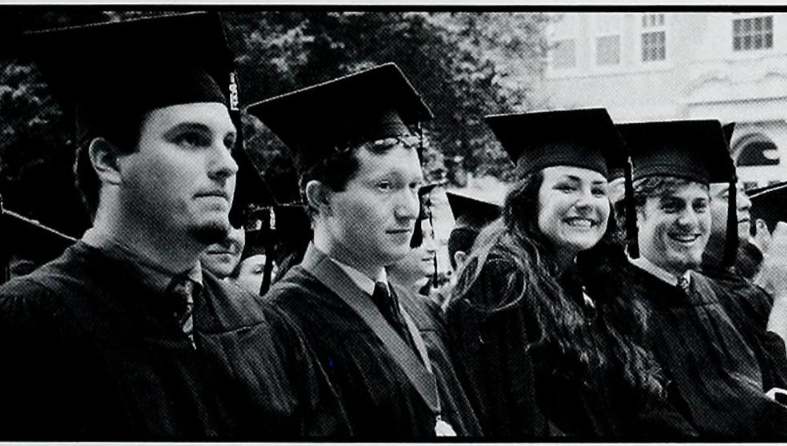 class of 2001 at graduation