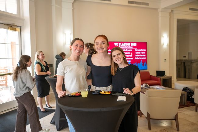 photo of president fellows students