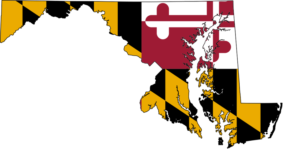 Map of Maryland