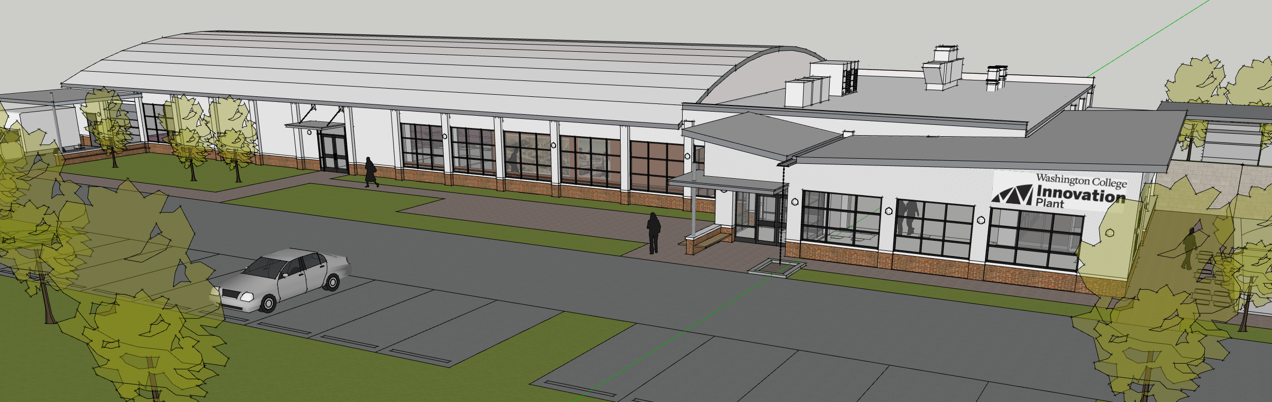 rendering of the planned innovation plant