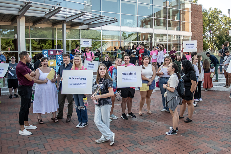 students during explore