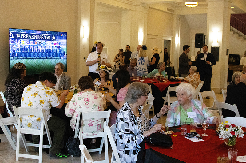 1782 Society members during the annual Preakness Party