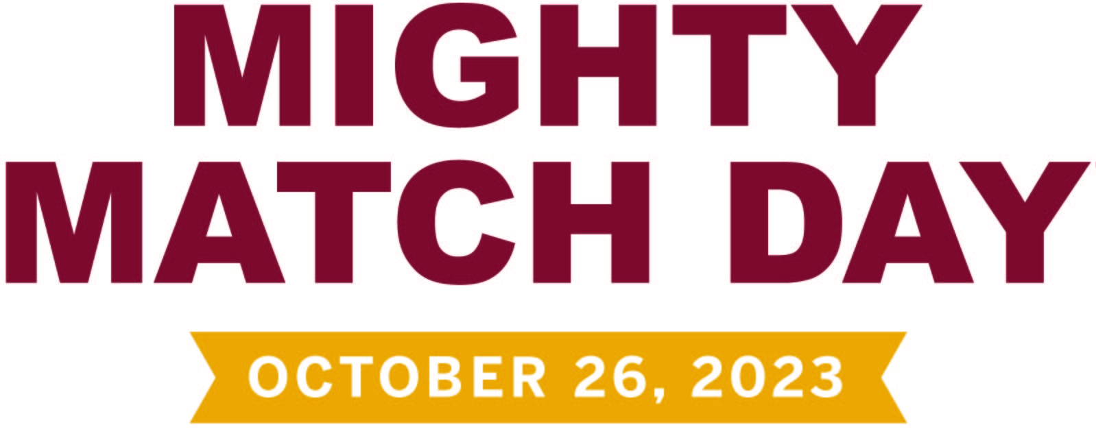 Mighty Match Day logo