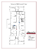 Floor plan drawing of Somerset Hall's second floor