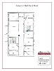 Floor plan drawing of Somerset Hall's third floor