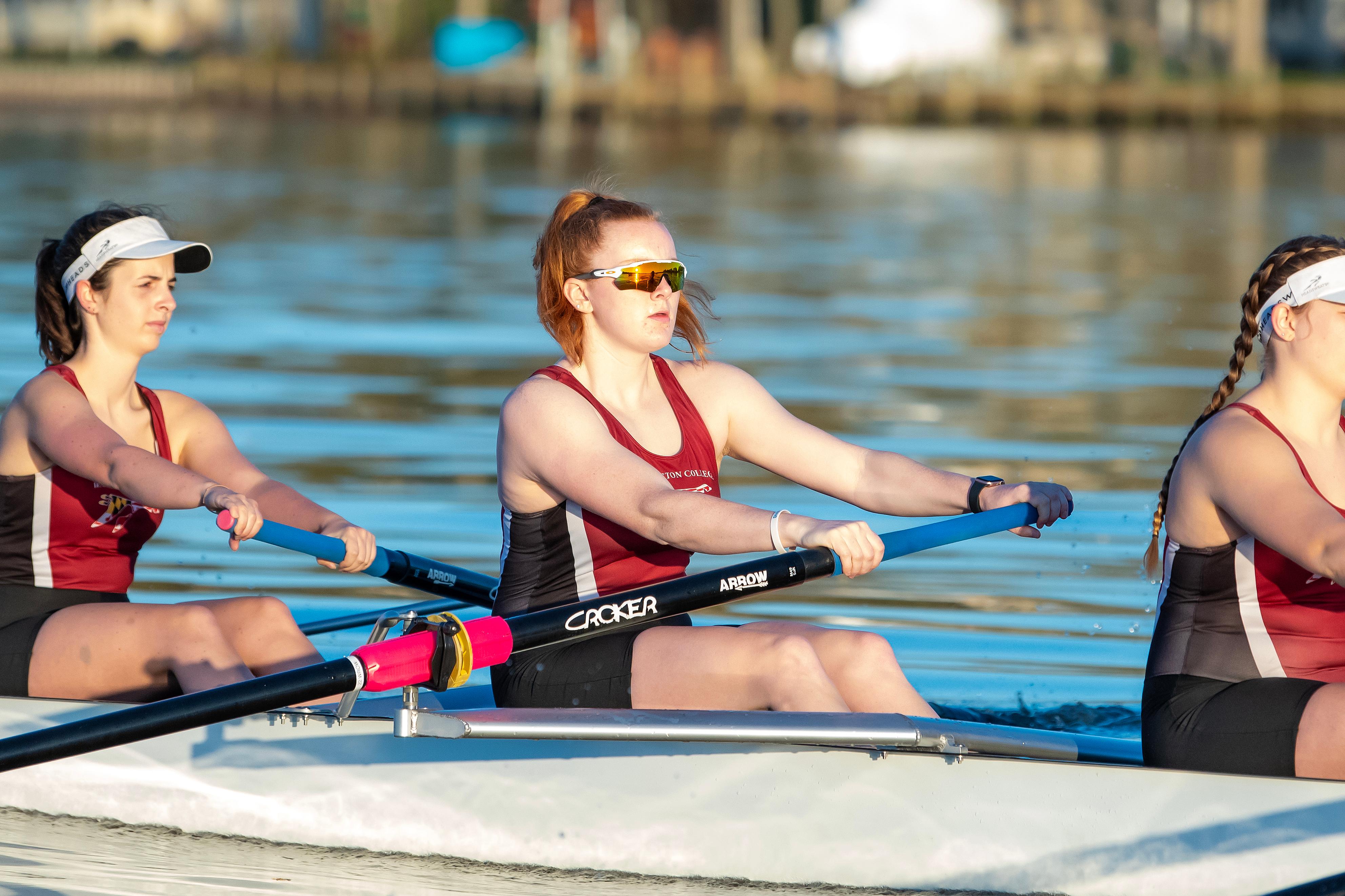 Female rowing team