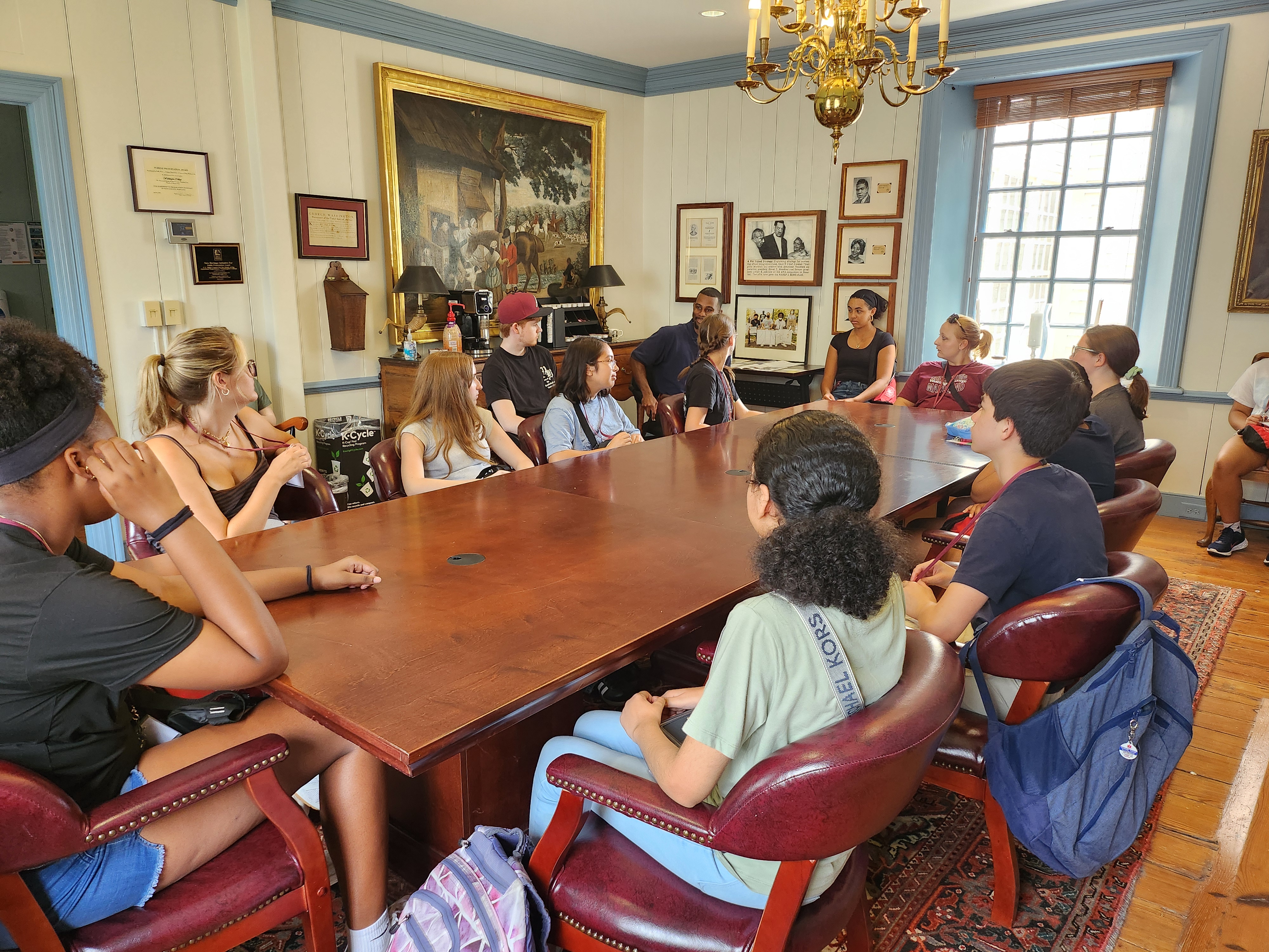 Students visited Washington D.C and participated in panels with civic leaders at the Starr Center's Young Historian's Conference at Washington College. 