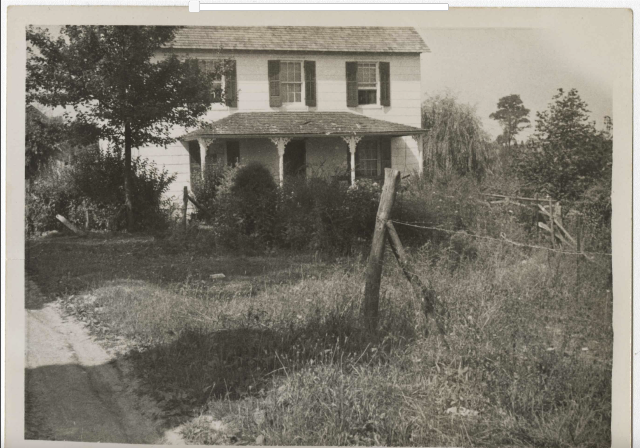 The Anderson home in Still Pond, MD. 