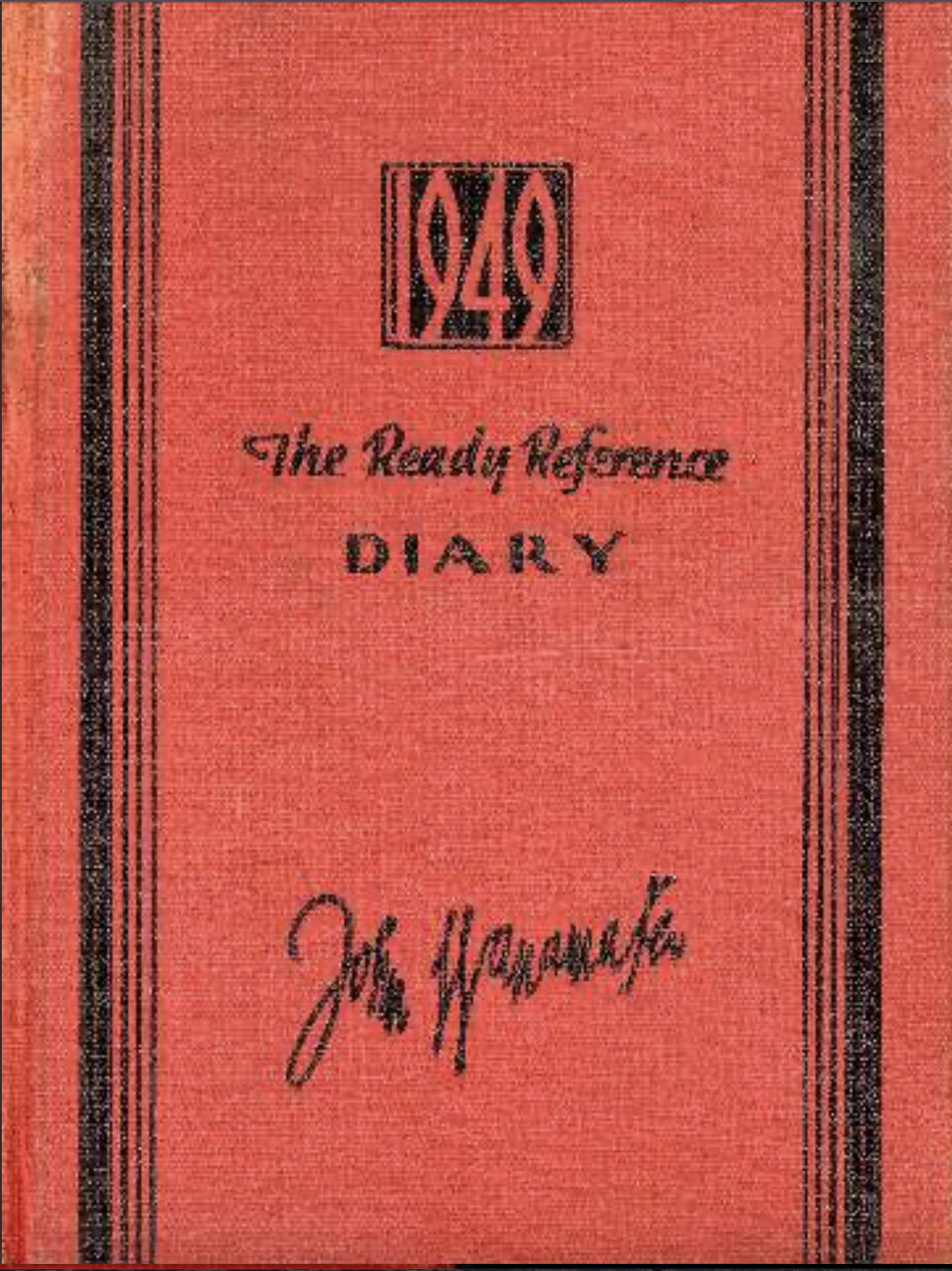 Clara and Perry Anderson Journal