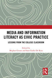 cover of "Media and Information Literacy as Civic Practice"