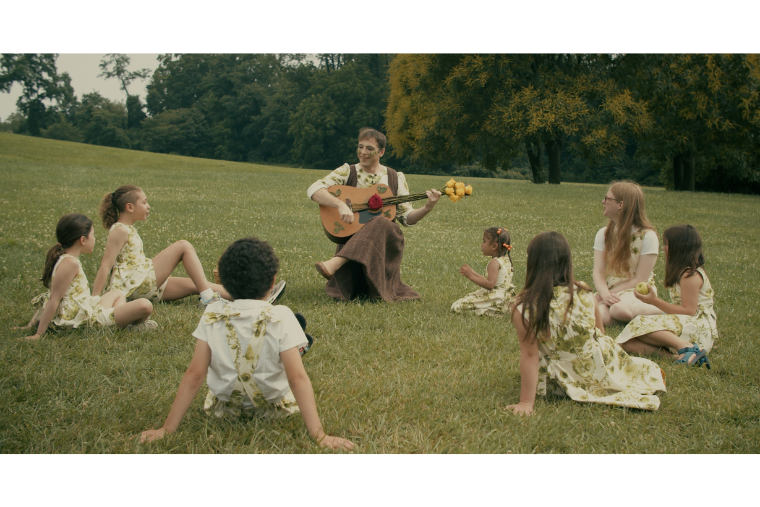A still shot from the film “Dear Mom” featured in John Jarboe's The Rose Garden Green Room.
