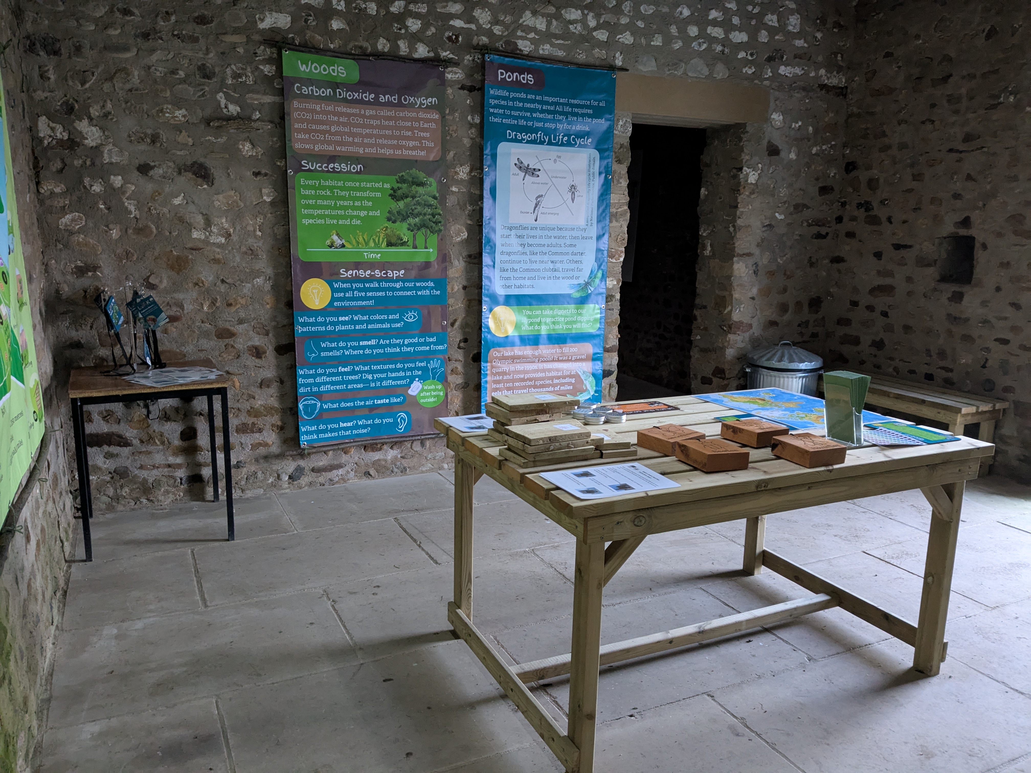 Ecology at the Folly exhibit at Kiplin Hall