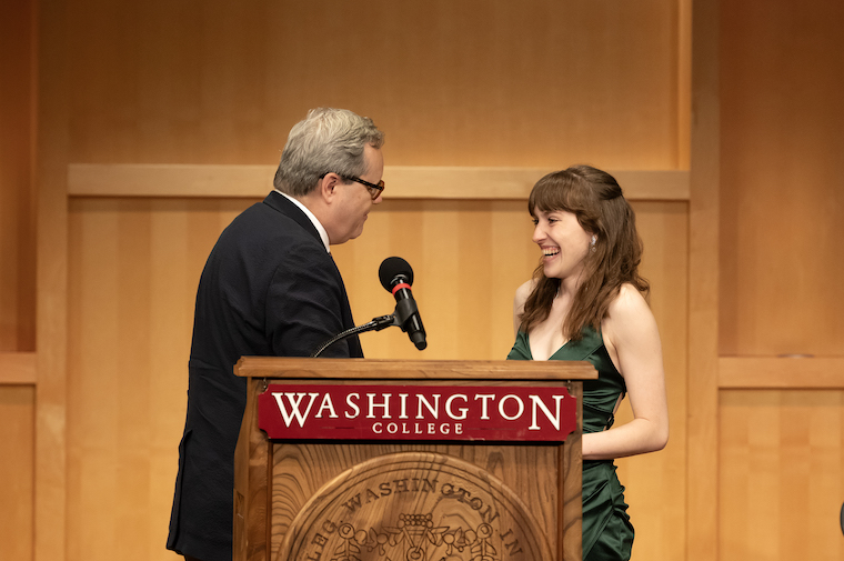 Sky Abruzzo wins Washington College's 2025 Sophie Kerr Literary Prize