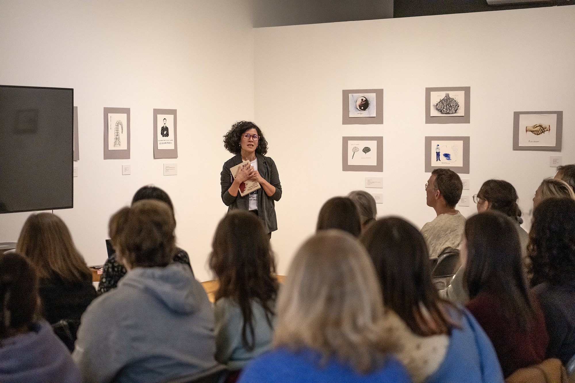 artist talk in kohl gallery