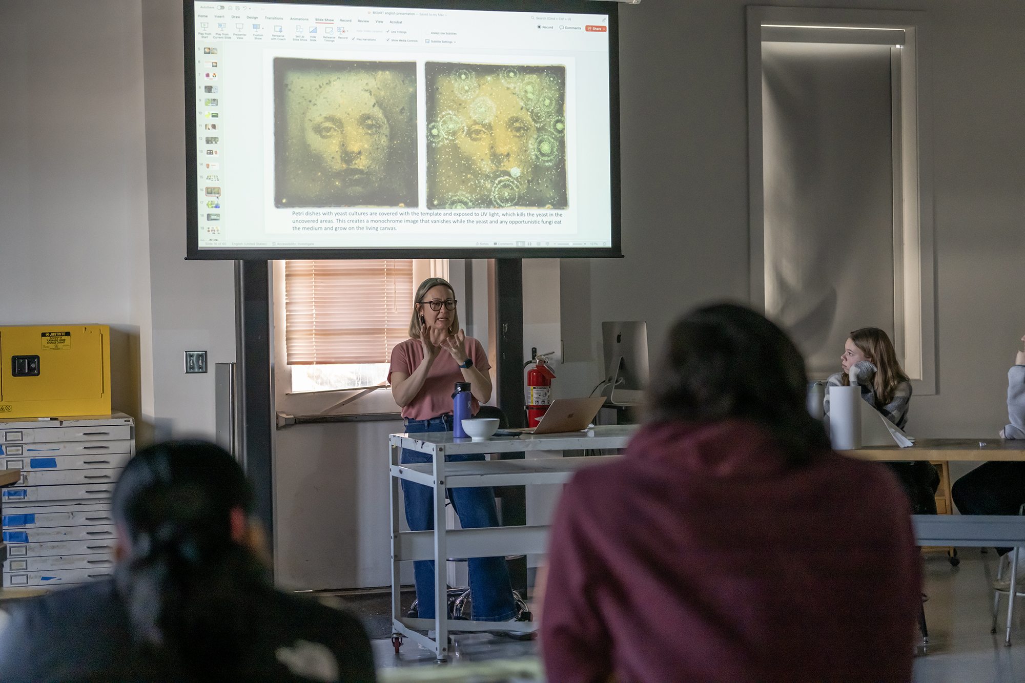 artist talk in larabee