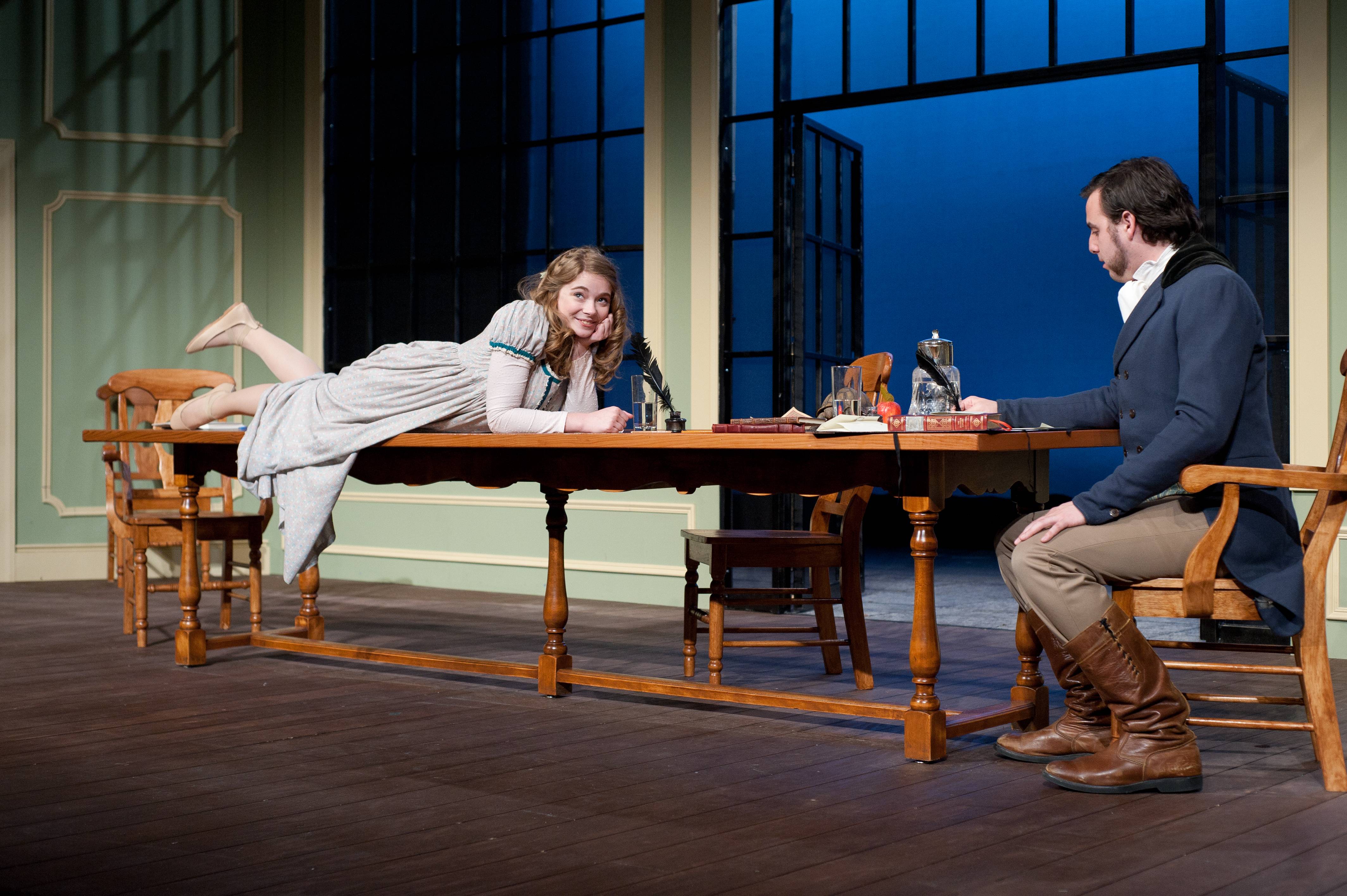 students in the production of arcadia