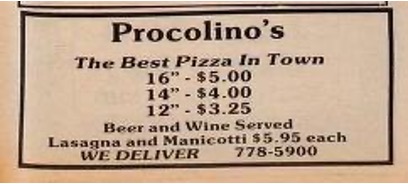Procolino’s Pizza