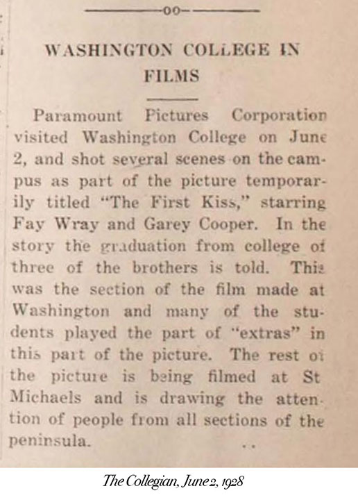 Washington College in Films