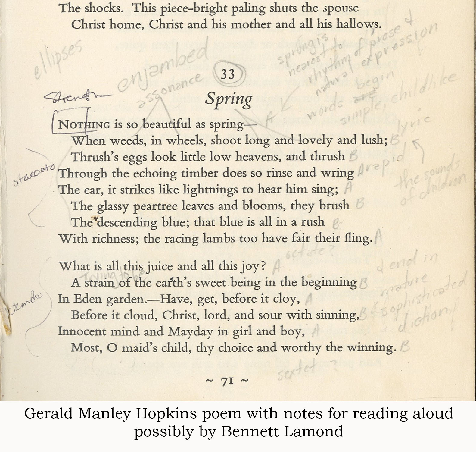 Spring by Gerald Manley Hopkins