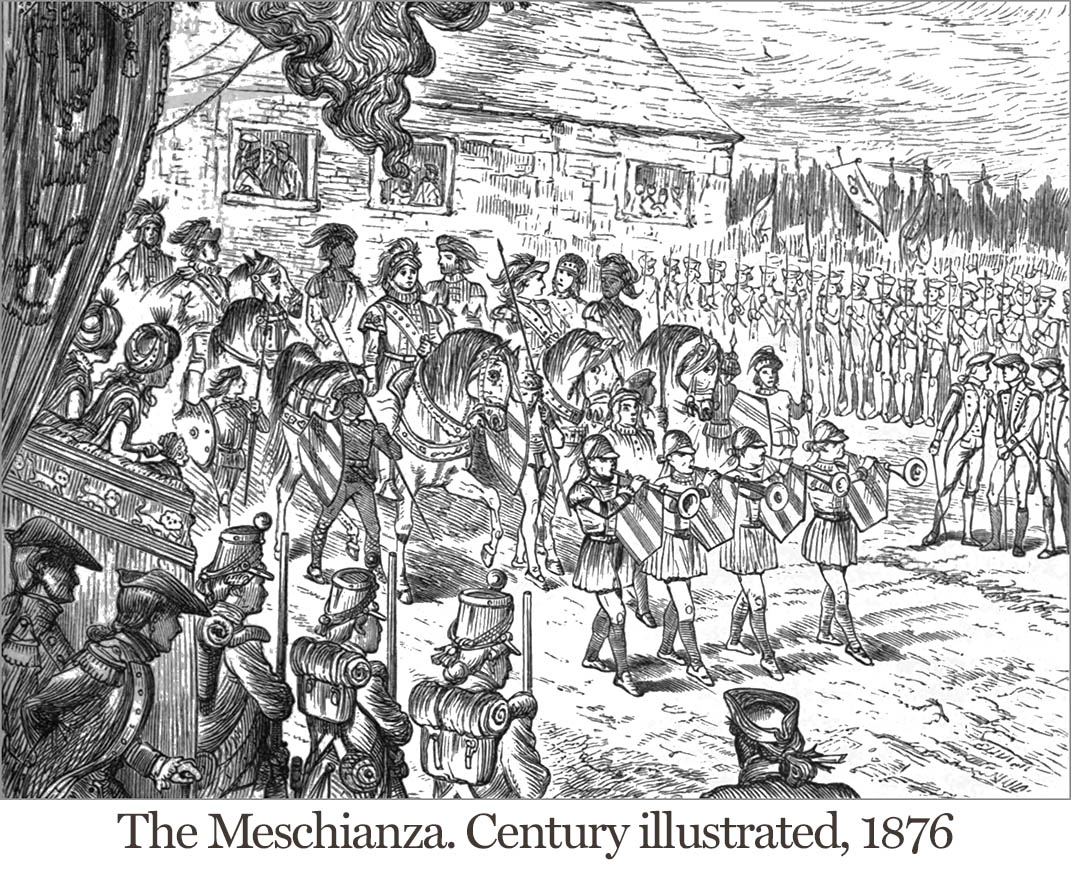 Meschianza illustration