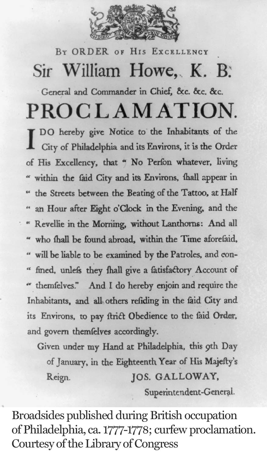Proclomation