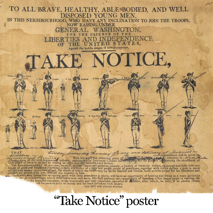Take Notice recruitment poster