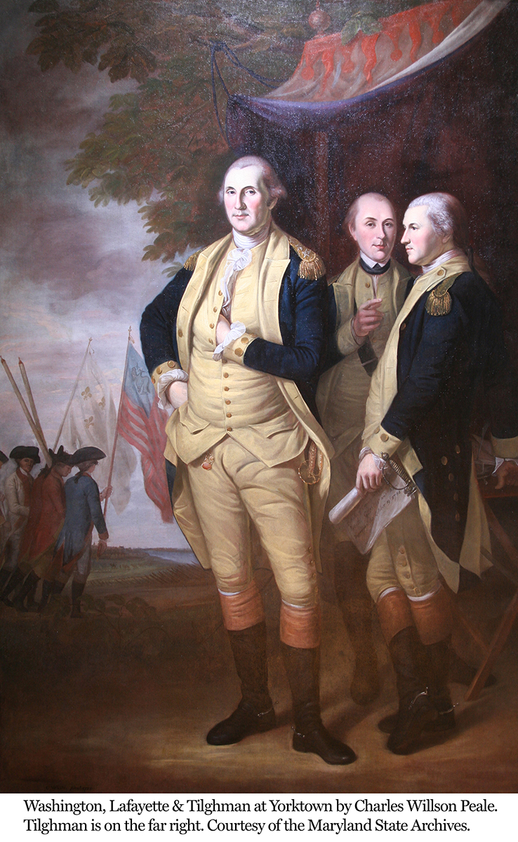 Washington, Lafayette, and Tilghman by Peale