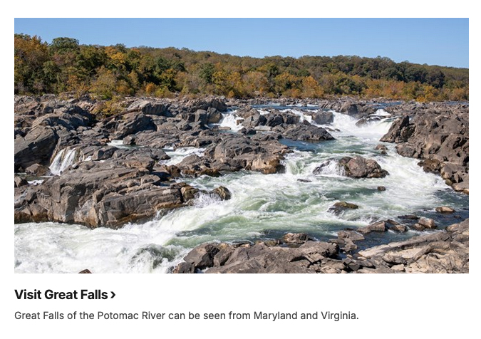 Great Falls, Chesapeake and Ohio Ntaional Historic Park