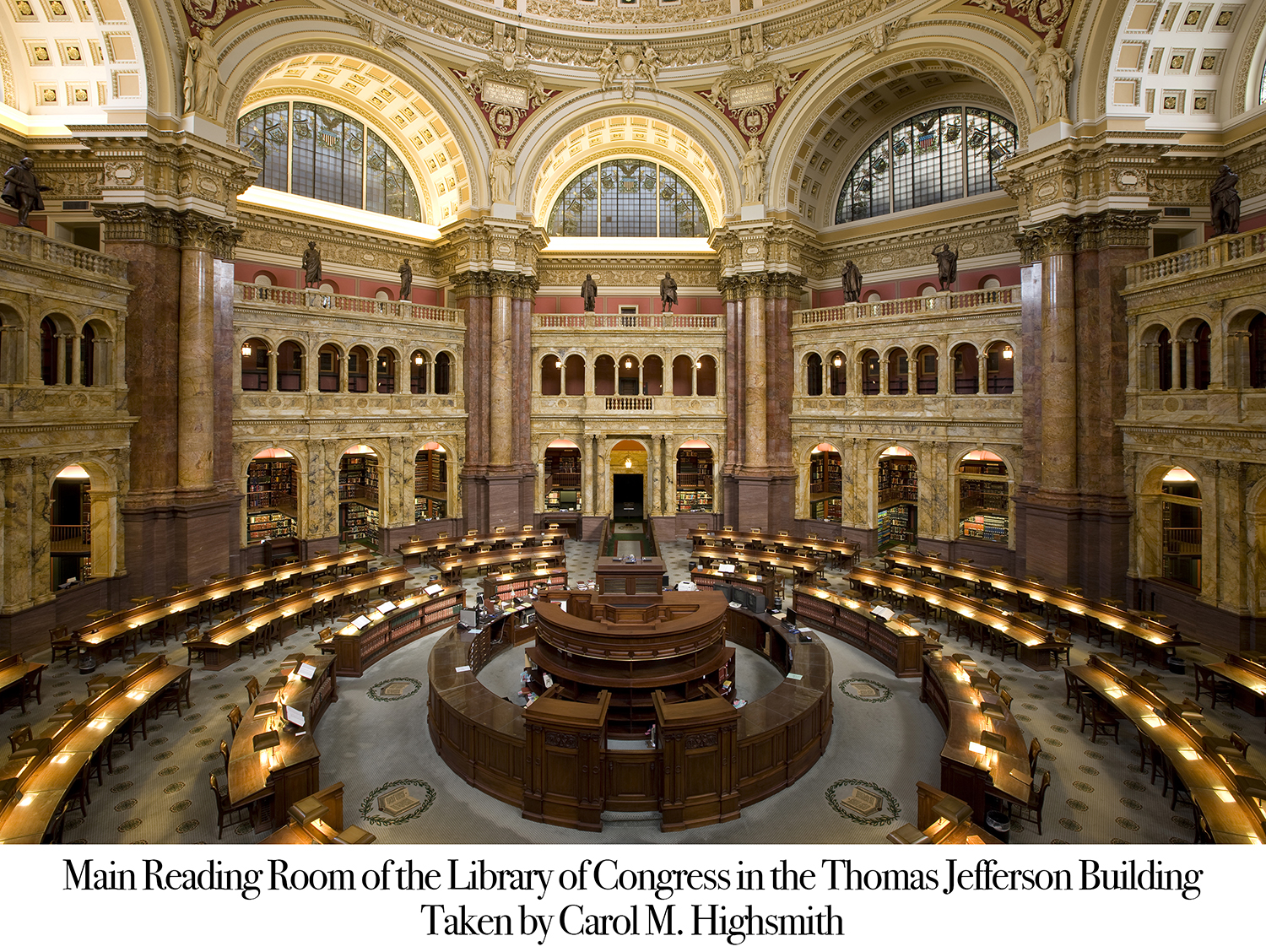 Main Reading Room of the Library of Congress