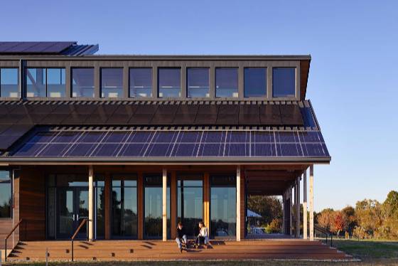 Solar panels on SG Hall