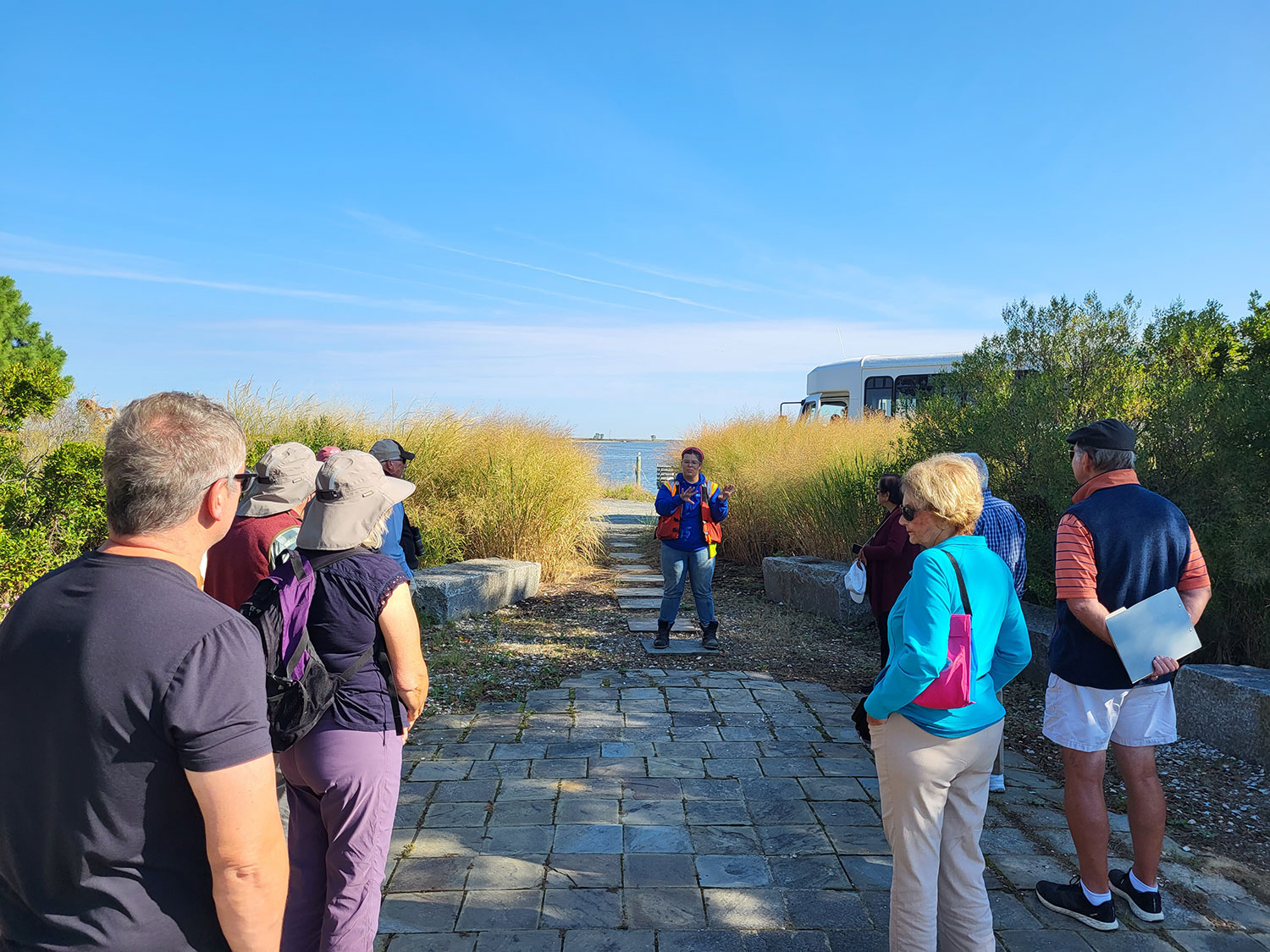group at poplar island
